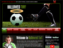 Tablet Screenshot of hallowedturf.net